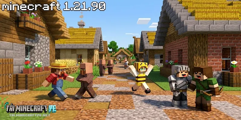 Tải Minecraft 1.21.90 Với Mob Happy Ghast Đầy Thú Vị