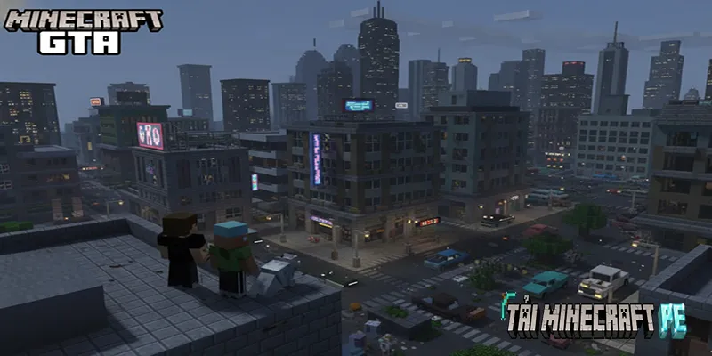 Trải Nghiệm Thế Giới Hành Động Nghẹt Thở Với Minecraft GTA