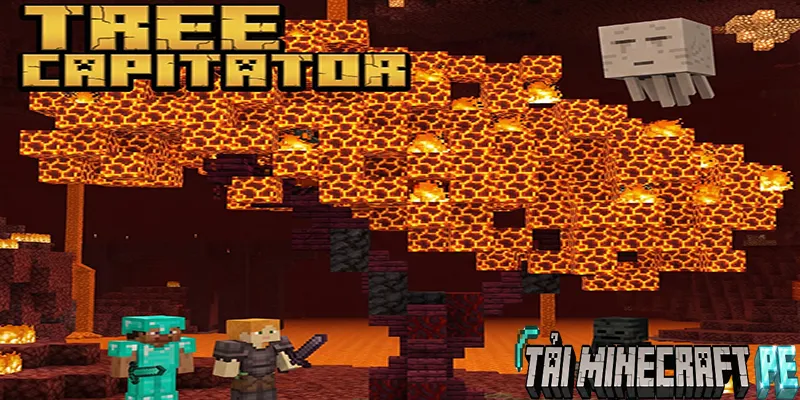 Tải Minecraft Tree Capitator & Vein Miner Addon Miễn Phí