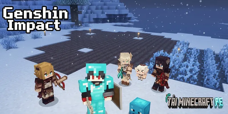 Skins Minecraft Genshin Impact: Hướng Dẫn Tải Skin & Addon Mới Nhất