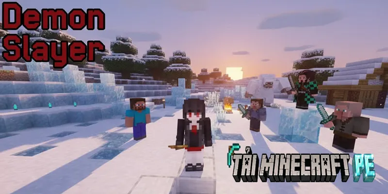 Hưởng Dẫn Tải Skin Minecraft Demon Slayer Trên Minecraft PE