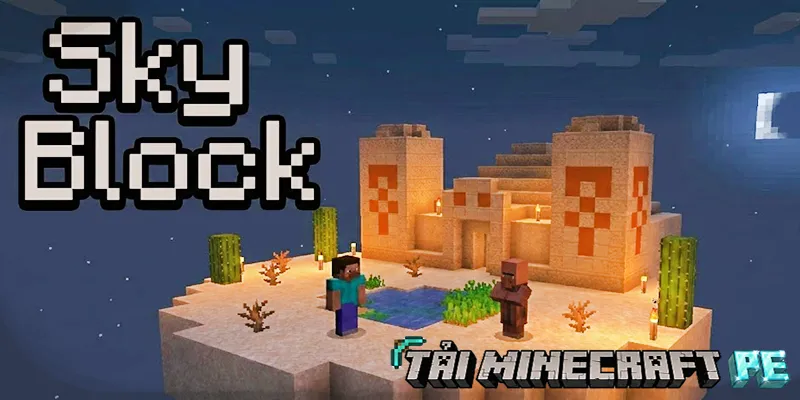 Tải Sky Block 180 Giây Cho Minecraft PE Miễn Phí