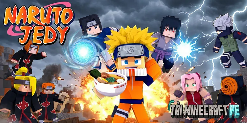 Hướng Dẫn Download Mod Naruto Jedy Trong Minecraft PE