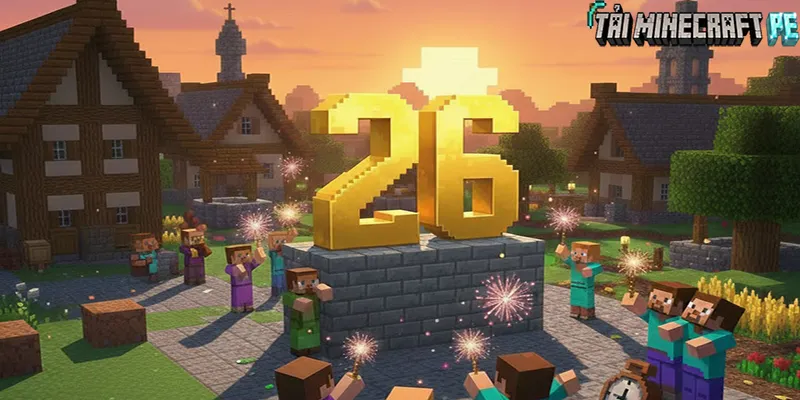 Trải Nghiệm Minecraft 26.1 PE Bản Mới Nhất