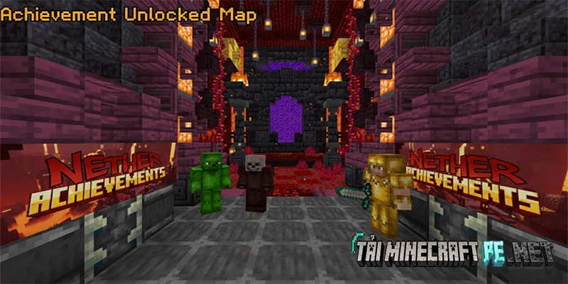 Achievement Unlocked Map: Mở Khóa Nhanh Mọi Thành Tựu Minecraft PE