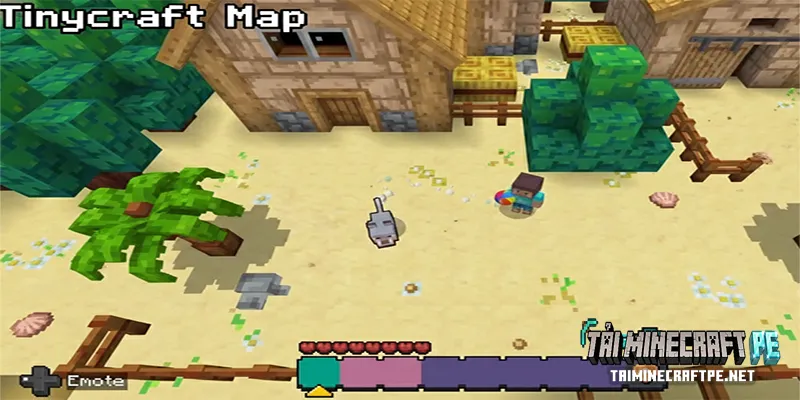 Tinycraft – Mod Map Minecraft PE Sinh Tồn & Xây Dựng Nhẹ, Dễ Chơi