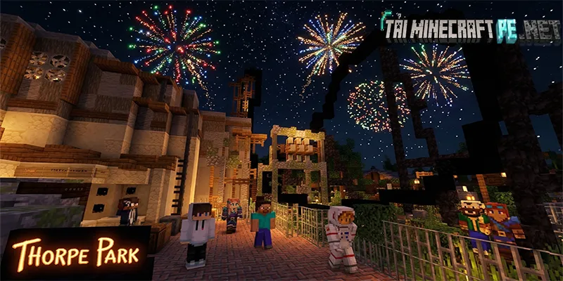 Thorpe Park: Khám Phá Công Viên Giải Trí Đỉnh Cao Từ Minecraft PE