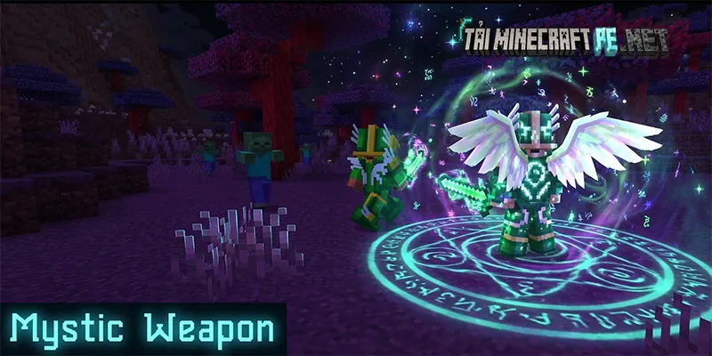 Mystic Weapon: Làm Chủ 8 Nguồn Sức Mạnh Nguyên Tố Trong Minecraft